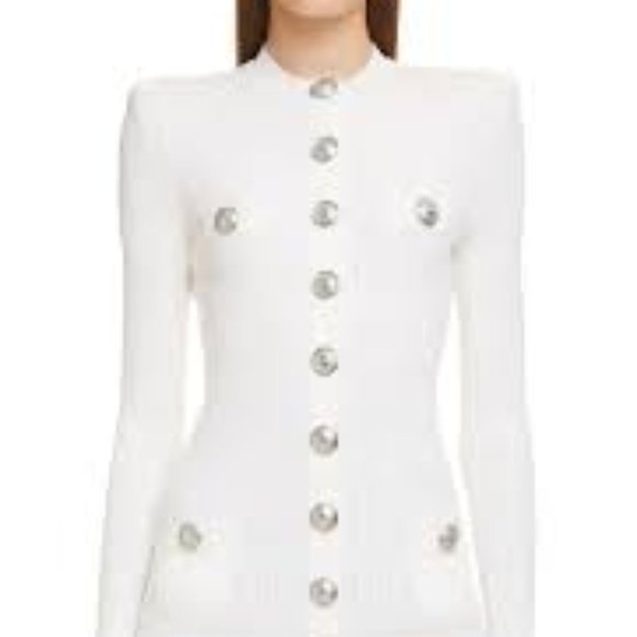 Balmain Tops - Button Detail Cardigan